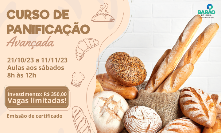 Curso Panificação Avançada Barão de Mauá