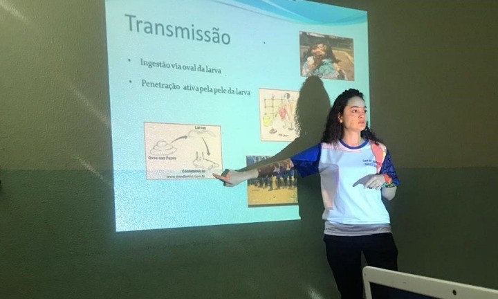 Liga de Doenças Parasitárias apresenta palestra para crianças