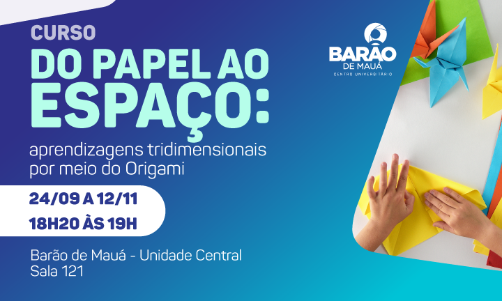 Do papel ao espaço: aprendizagens tridimensionais por meio do Origami